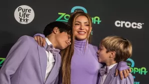 Shakira y sus hijos deslumbraron en estreno de ‘Zootopia 2’ / AFP / Instagram / Disney