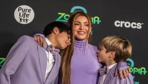 Shakira y sus hijos deslumbraron en estreno de ‘Zootopia 2’ / AFP / Instagram / Disney