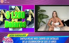 Sheyla Rojas continuará la celebración por su cumpleaños en Cancún con Sir Winston - Noticias de luis galarreta
