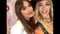 Sheyla Rojas y Lali Espósito. Foto: Twitter Oficial 