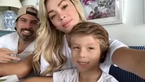 Sheyla Rojas, Pedro Moral y el pequeño Antoñito (Foto: Captura América TV)