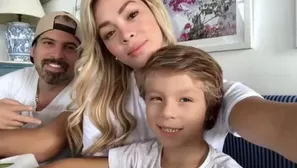 Sheyla Rojas, Pedro Moral y el pequeño Antoñito (Foto: Captura América TV)