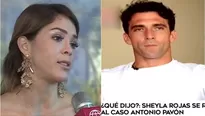 Sheyla Rojas y Antonio Pavón (Foto: Captura América TV)