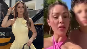 Sheyla Rojas se reencuentra con su hijo Antoñito en España/ Video: América TV. Fotos: América TV/ IG:@_sheyoficial