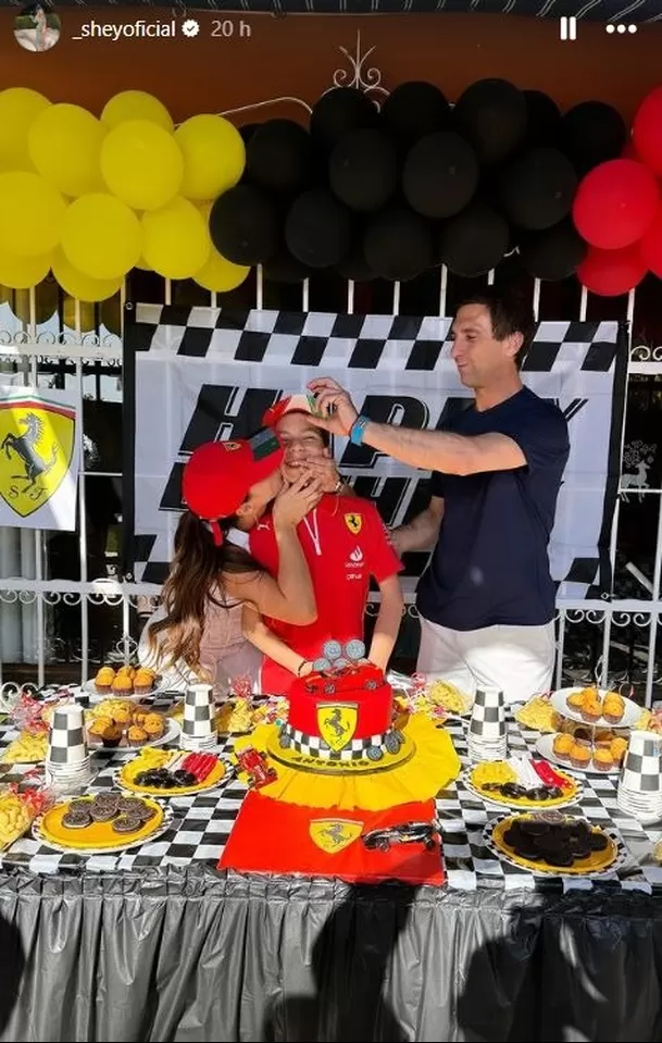 Sheyla Rojas y Antonio Pavón juntos por el cumple de su hijo Antoñito / Instagram