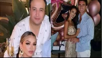 Sheyla Rojas y Sir Winston se lucieron en celebración con Antonio Pavón y su novia 