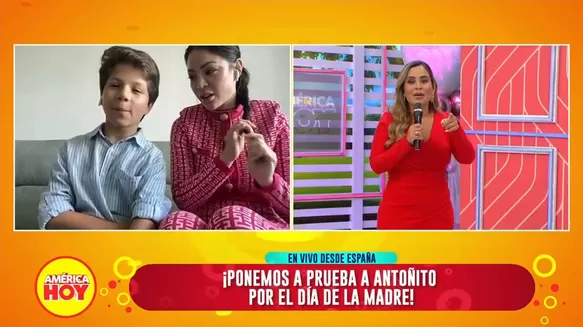 Sheyla Rojas ya está con Antoñito: El pequeño puso en aprietos a su mamá