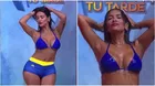 Shirley Arica llegó a EEG y sorprendió con sensual baile en la ducha
