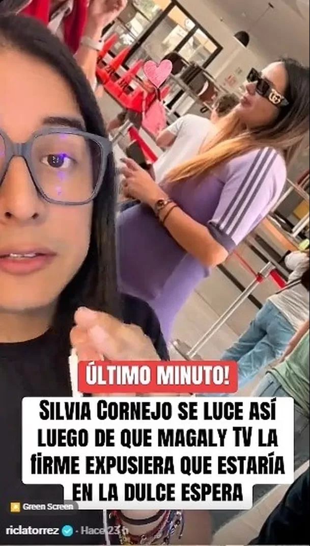 Ric La Torre comparte nueva fotografía de Silvia Cornejo / / TikTok: riclatorrez