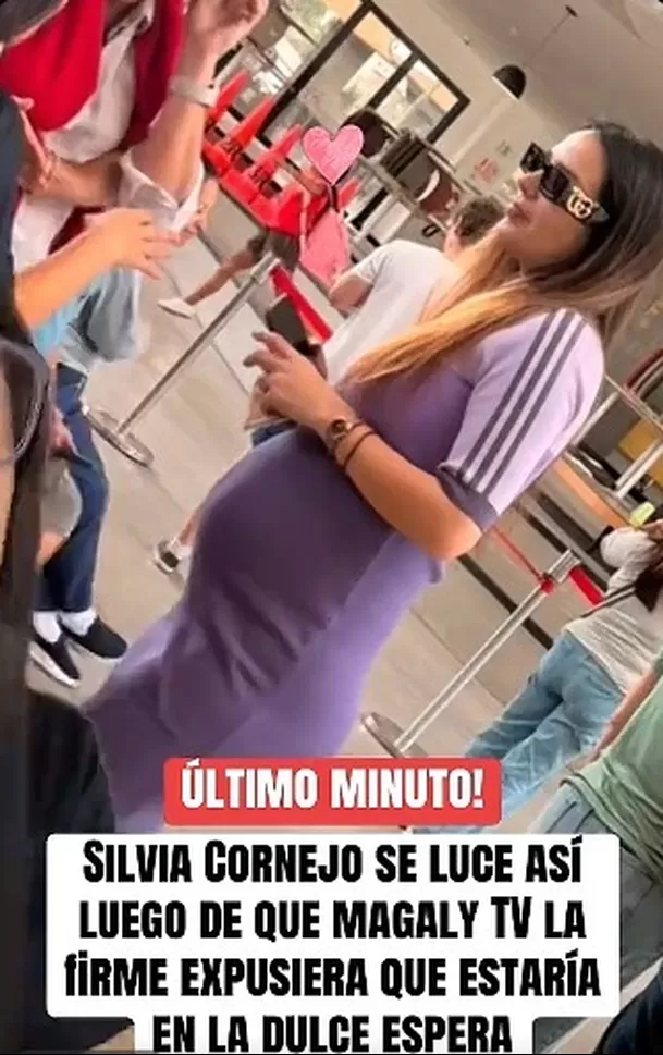 Silvia Cornejo reaparece luciendo abultada pancita y aviva rumores de su segundo embarazo / TikTok: riclatorrez