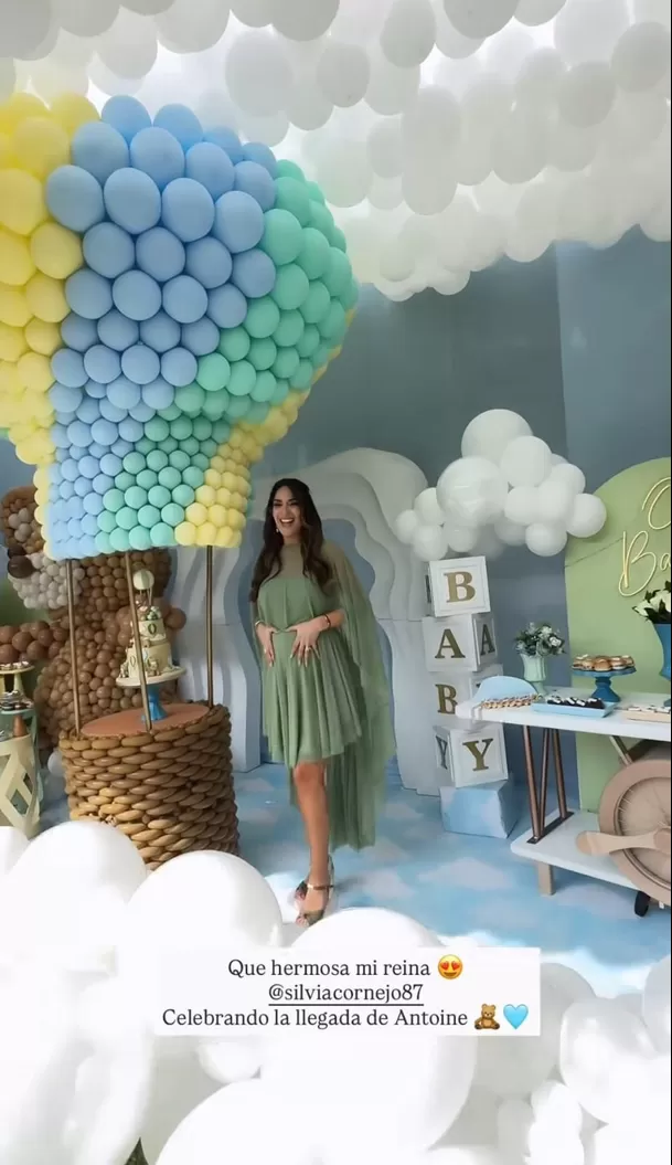 Silvia Cornejo celebra por lo todo alto la pronta llegada de su segundo hijo / IG: silviacornejo87