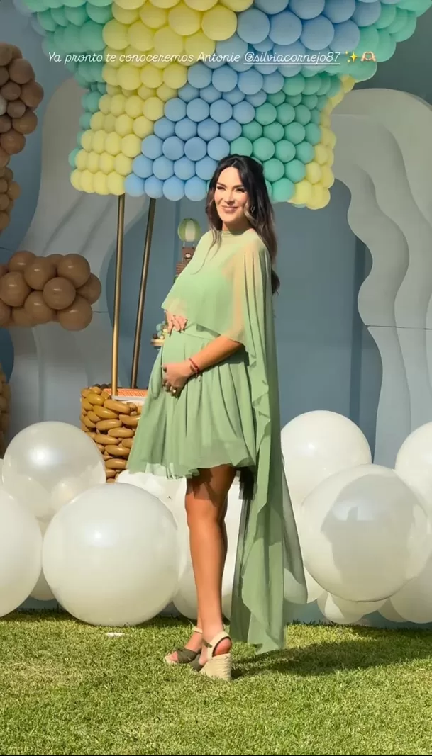 Silvia Cornejo celebra por lo todo alto la pronta llegada de su segundo hijo / IG: silviacornejo87