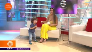 Silvia Cornejo y su hijo Fabián condujeron el programa 