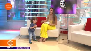 Silvia Cornejo y su hijo Fabián condujeron el programa 