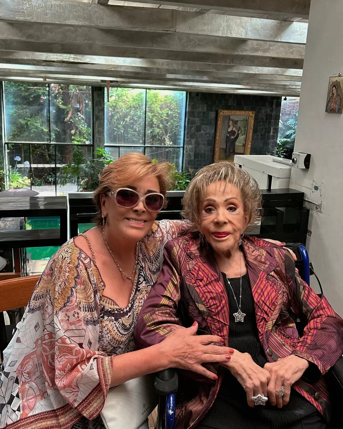 Sylvia Pasquel y su madre Silvia Pinal/Foto: Instagram