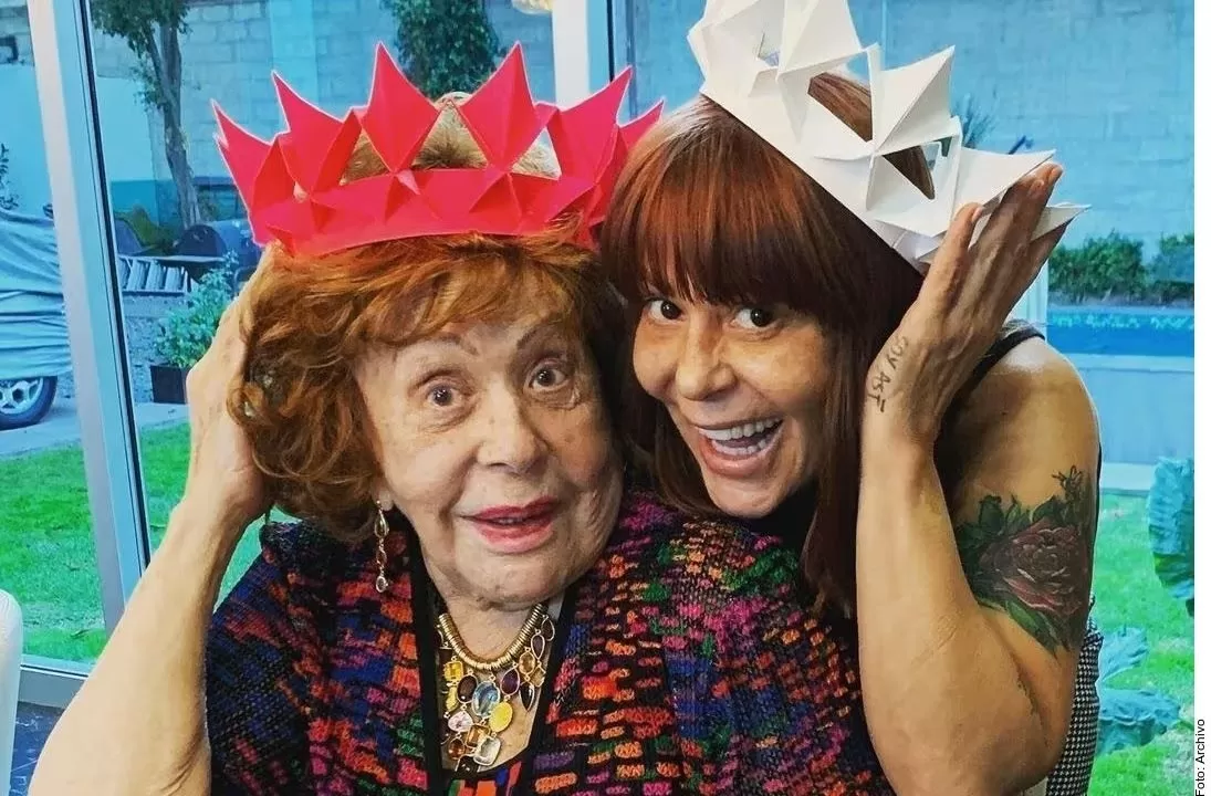 Silvia Pinal y su hija Alejandra Giuzmán. Fuente: Instagram