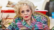 Silvia Pinal, de 93 años, se encuentra en un hospital del sur de la Ciudad de México / Televisa