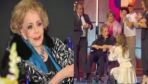 Silvia Pinal reapareció en TV a los 91 años / Foto: Instagram / Video: @VideosVirales69 / Twitter