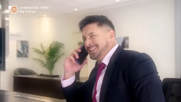 Silvio Fierro en la corporación de Francesca Maldini. Fuente: AméricaTV