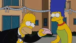 Homero y Marge Simpson 