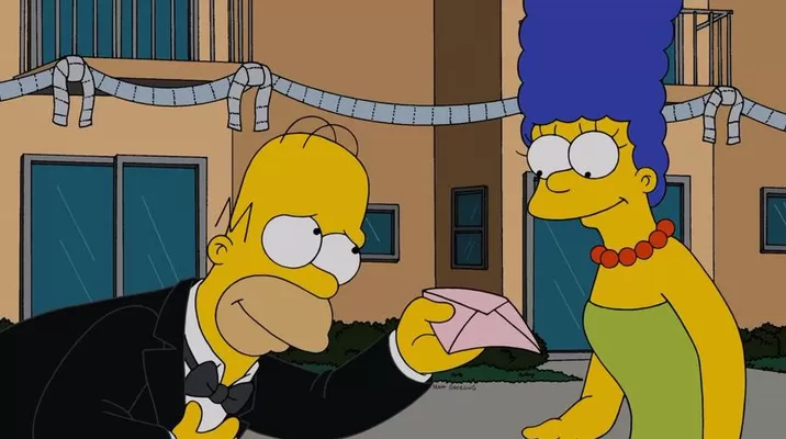 Homero y Marge Simpson Homero y Marge Simpson