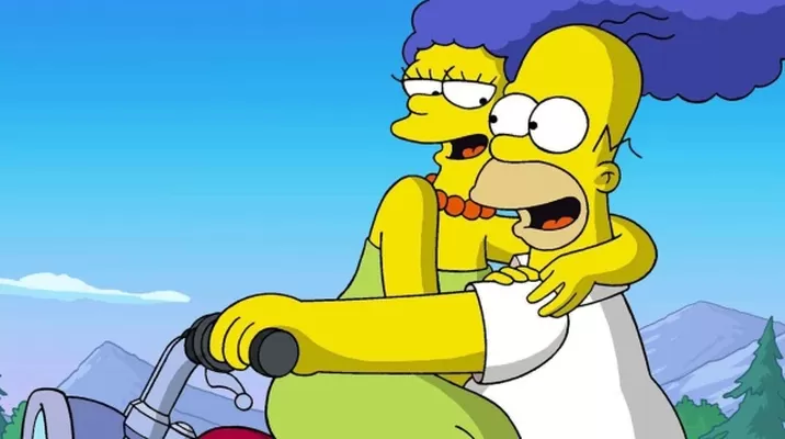 Margie y Homero Simpson Margie y Homero Simpson