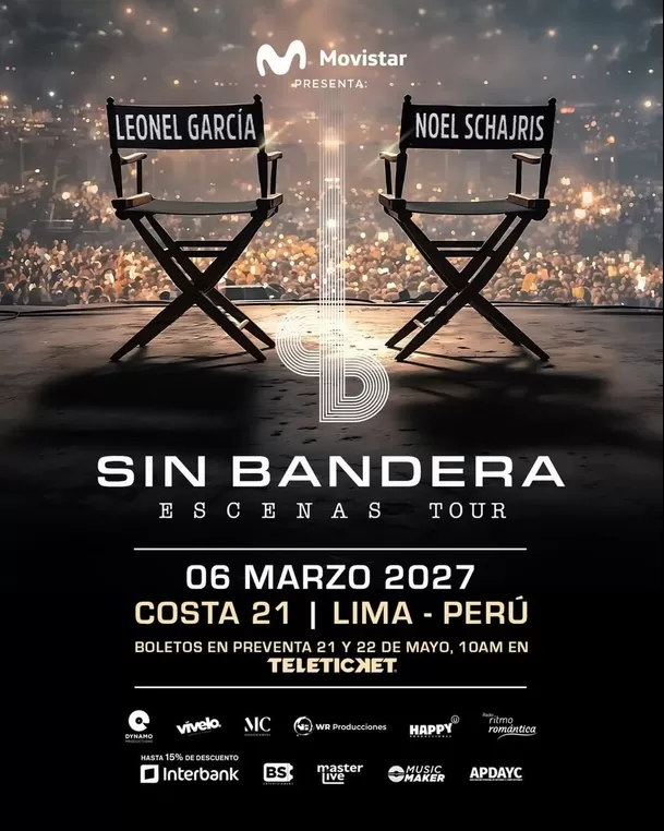 Sin Bandera se reencontrará con el público peruano el próximo 6 de marzo de 2027 en el Costa 21 del distrito de San Miguel / Instagram