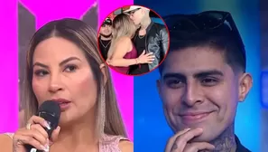 El singular gesto de Paul Michael al saludar a Pamela López / Video: Malvina Espectáculos / El Show  / América Tv