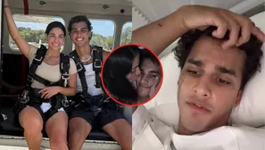 Sirena Ortiz pasó la noche cuidando a Gabriel tras accidente/ Fotos: IG:@gabomeneses_