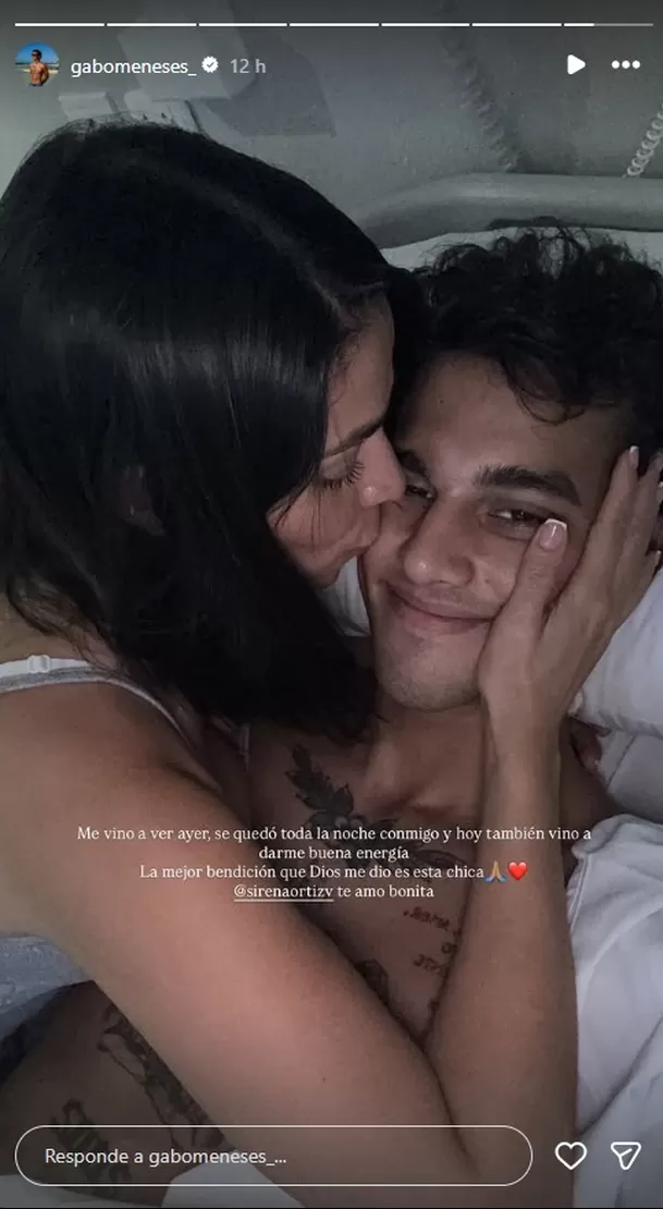 El chico reality compartió una tierna imagen junto a su pareja/ Captura Instagram