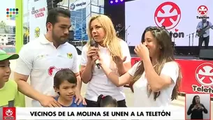 La pareja y el peque&ntilde;o Salvador contribuyeron a la causa. Foto: Captura TV