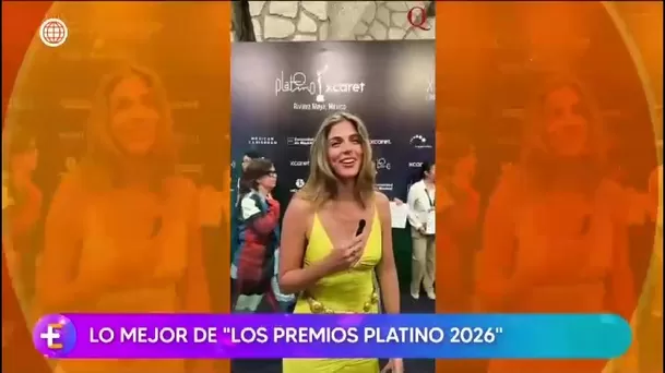 Stephanie Cayo confirmó su amor por Alejandro Sanz/ América TV Stephanie Cayo confirmó su amor por Alejandro Sanz/ América TV