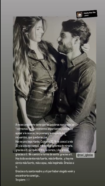 Stephanie Cayo enamoradísima de Maxi Iglesias: Le dedica romántico mensaje por su cumpleaños  