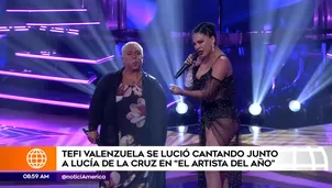 Stephanie Valenzuela y su vibrante presentación con Lucía de la Cruz