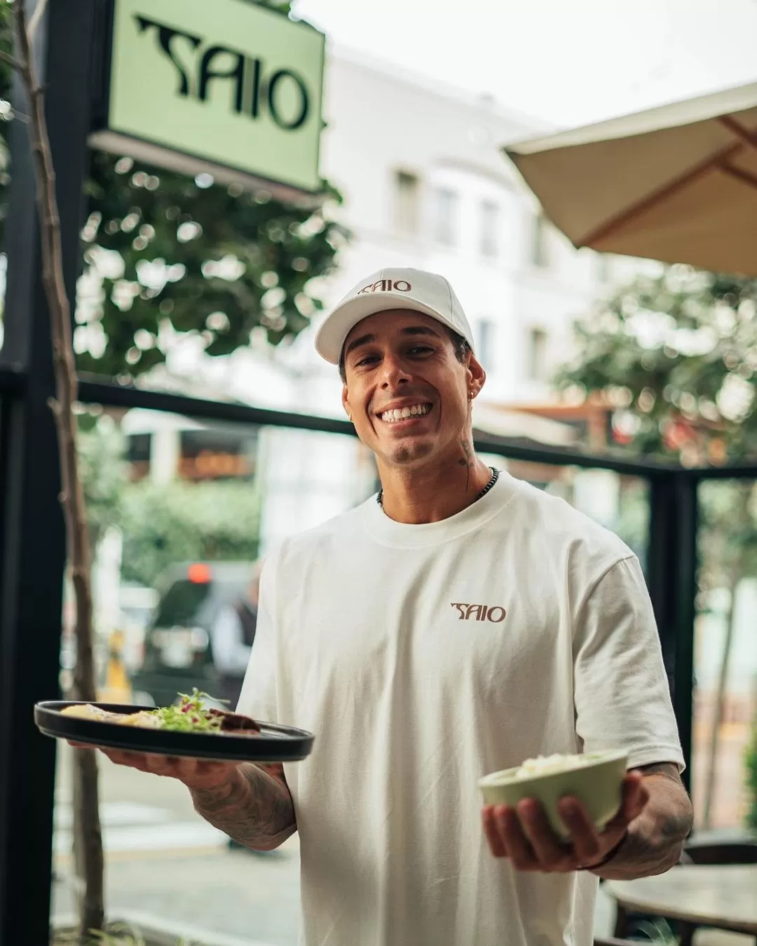 Hugo garcía acaba de estrenarse como empresario del rubro gastronómico con 'Taio'/ Foto: IG Hugo García