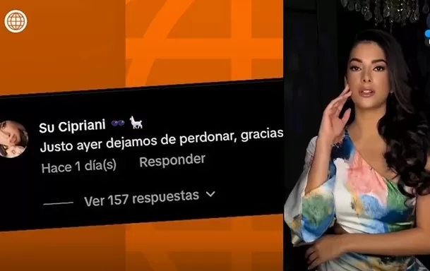 Suheyn Cipriani rechazó las disculpas de César Vega / Captura 