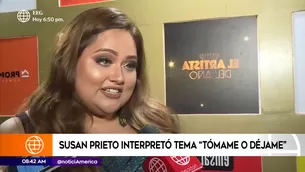 ¿Susan Prieto se incomodó por comentario de Denisse Dibós en ‘El Artista del Año’?