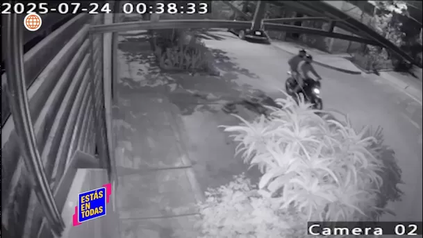 Precisos instantes del ataque a la casa de Susana Alvarado en Piura / Captura 