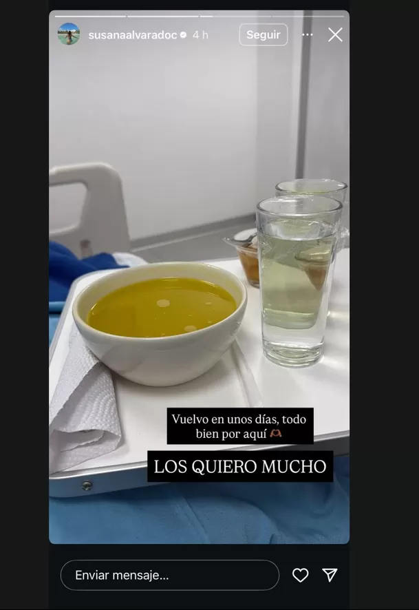 Con dos fotografías, la integrante de Corazón Serrano, Susana Alvarado, alertó a sus fans . Foto: Instagram Con dos fotografías, la integrante de Corazón Serrano, Susana Alvarado, alertó a sus fans . Foto: Instagram