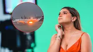 Susana Alvarado vive tenso momento tras incendio de avión