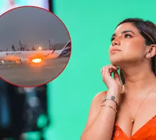 Susana Alvarado vivió tenso momento tras incendio de su avión / IG: @susanaalvaradoc