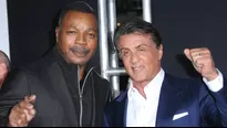 Sylvester Stallone dedicó triste despedida a Carl Weathers. Fuente: AFP