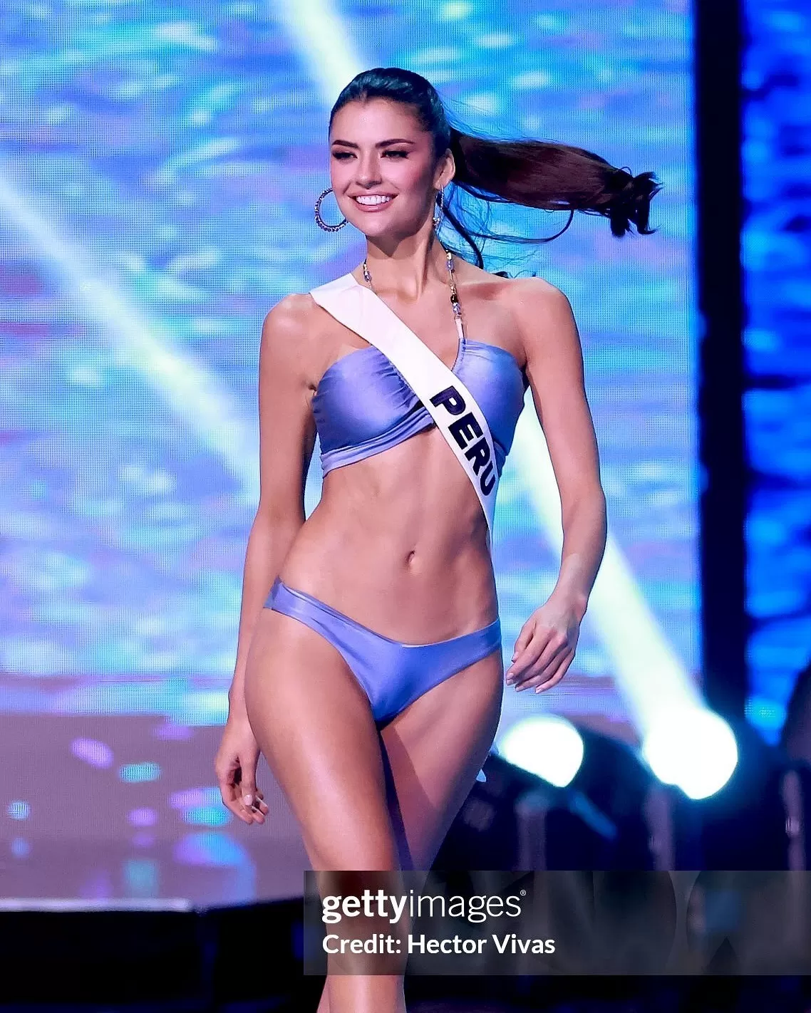 Tatiana Calmell desfiló en traje de baño en la gala preliminar de Miss Universo 2024/Foto: Instagram