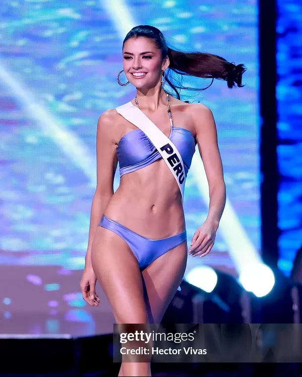 Tatiana Calmell desfiló en traje de baño en la gala preliminar de Miss Universo 2024/Foto: Instagram