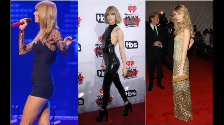 Taylor Swift lució algo diferente durante lo iHeartRadio Awards 2016. Foto: composición Taylor Swift lució algo diferente durante lo iHeartRadio Awards 2016. Foto: composición