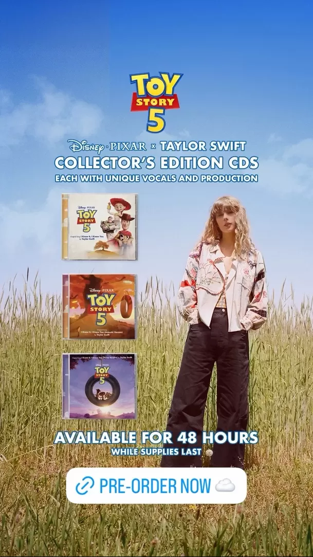 Cabe mencionar que la edición especial estará disponible únicamente durante 48 horas / IG: @TaylorSwift Cabe mencionar que la edición especial estará disponible únicamente durante 48 horas / IG: @TaylorSwift