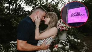 Taylor Swift y Travis Kelce se casaron el viernes 3 de julio en el Madison Square Garden de Nueva York / IG: @taylorswift / América Espectáculos