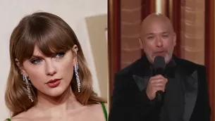 Así reaccionó Taylor Swift ante la broma de Jo Koy en los Globos de Oro 2024 / AFP