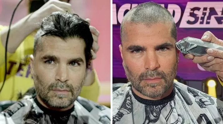 Eduardo Verástegui se rapó durante la transmisión del Teletón. Eduardo Verástegui se rapó durante la transmisión del Teletón.