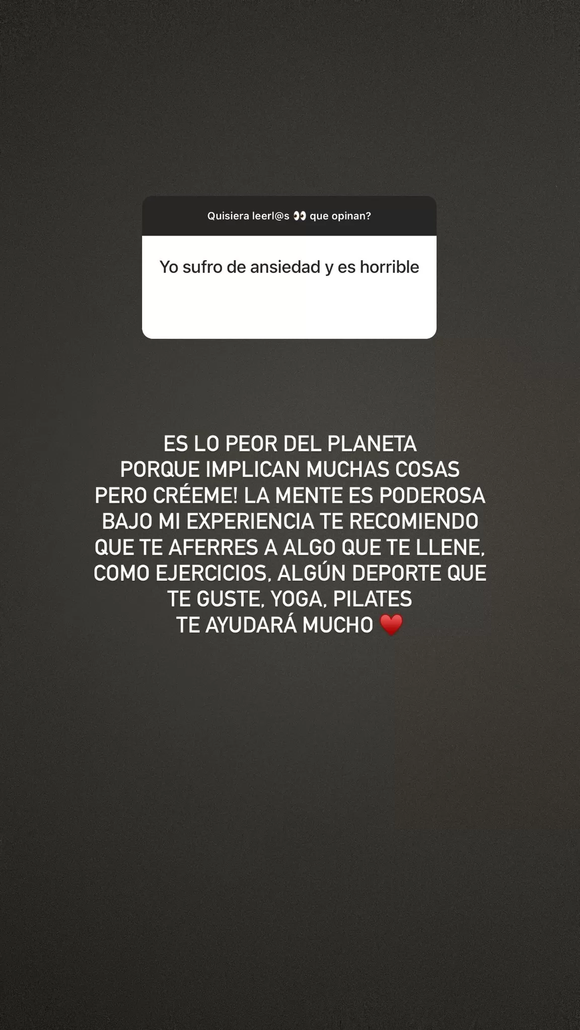 Tepha Loza se sinceró con sus seguidores de Instagram/Foto: Instagram